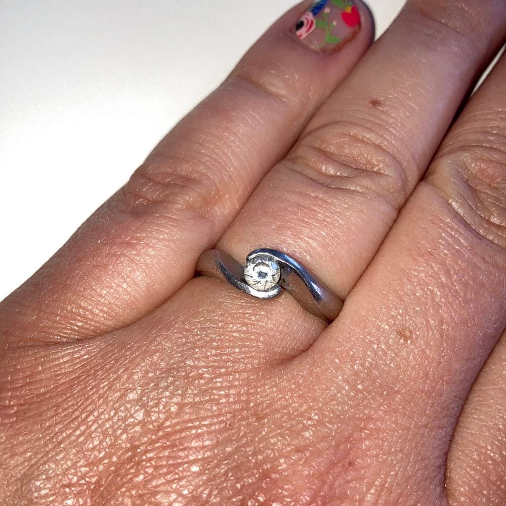 Size ten engagement ring Cubic Zirconia